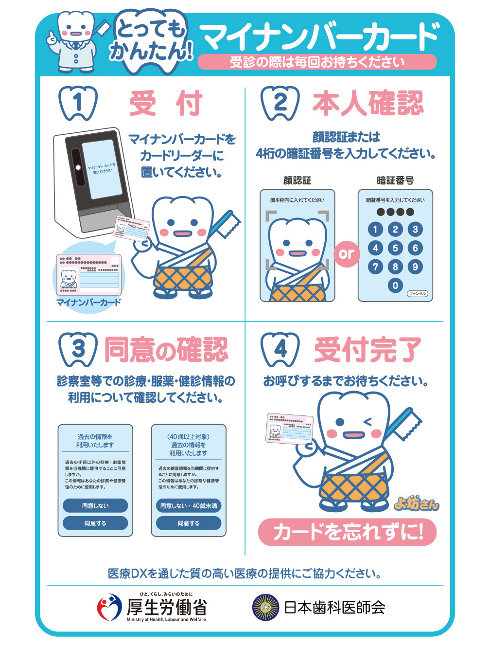 マイナンバーカード保険証推進イメージ写真
